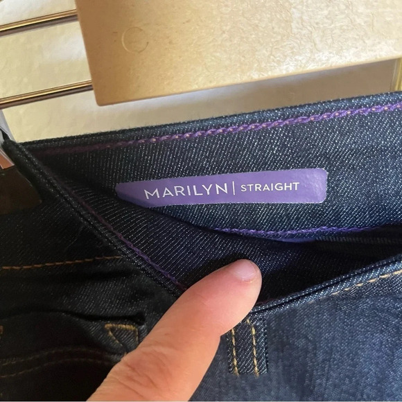 NYDJ ~ Marilyn Straight Dark Wash Jeans - Picture 8 of 15